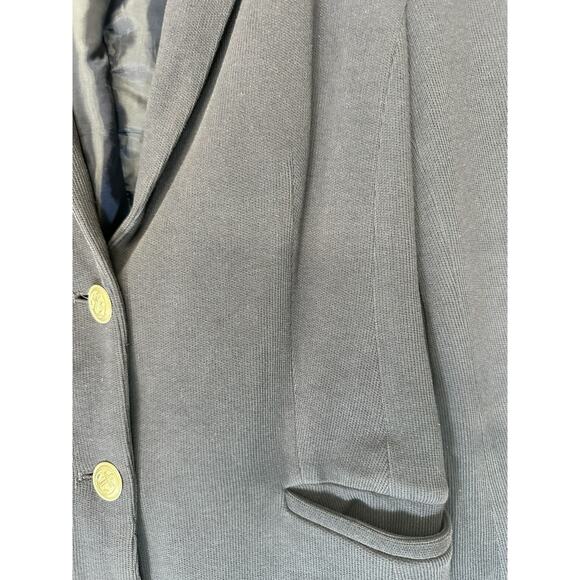 Talbots Blazer Blue Office Work Career Business Corporate Single Breasted Large - Picture 5 of 13